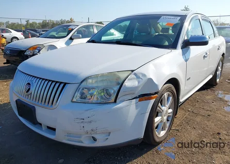 2008 Mercury Sable Premier z USA, uszkodzony, nr VIN 1MEHM42W48G621548